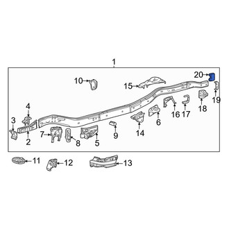 Toyota OE - Rear Frame Stiffener