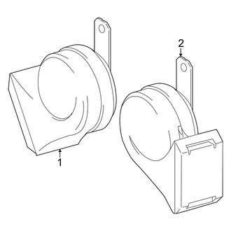 Toyota OE - Electrical - Horn (Capstone / Limited / Platinum / SR5 / TRD Pro)