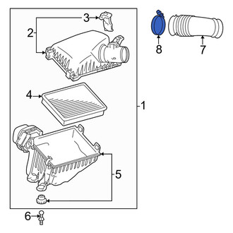 Toyota OE - Engine Air Duct Clamp