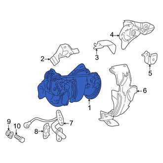 Toyota OE - Left Turbocharger