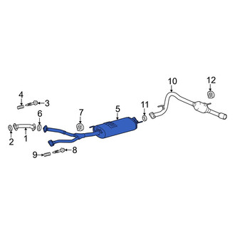 Toyota OE - Exhaust Tail Pipe
