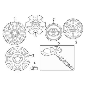 Toyota OE - Wheels (18")