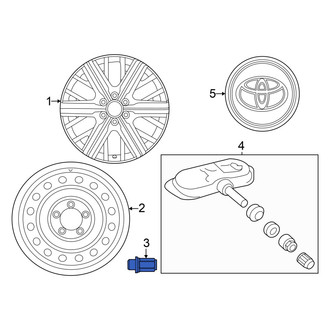 Toyota OE - Wheel Lug Nut