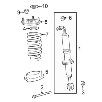 Toyota OE - Front Suspension - Struts & Components (With Auto Level), (Capstone / Limited / Platinum RWD)