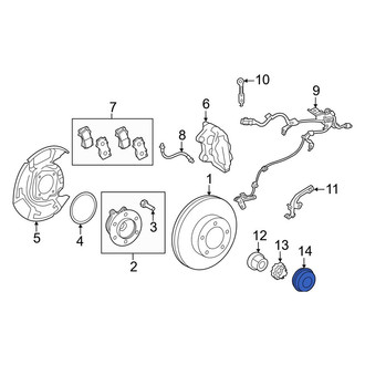 Toyota OE - Wheel Bearing Dust Cap