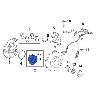 Toyota OE - Front Wheel Bearing and Hub Assembly