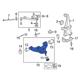 Toyota OE - Front Left Lower Suspension Control Arm