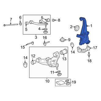 Toyota OE - Left Steering Knuckle
