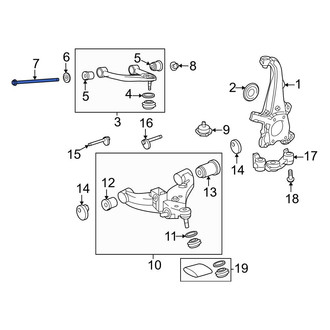 Toyota OE - Front Upper Suspension Control Arm Bolt