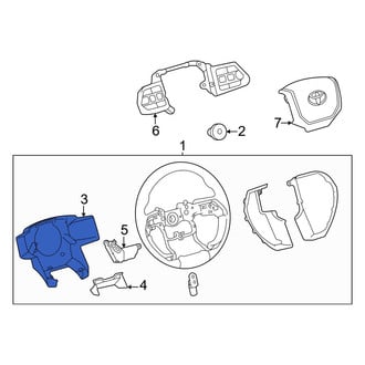 Toyota OE - Outer Steering Wheel Back Cover