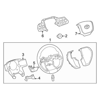 Toyota OE - Steering Wheel & Trim