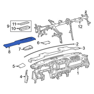 Toyota OE - Left Lower Inner Instrument Panel Trim Panel