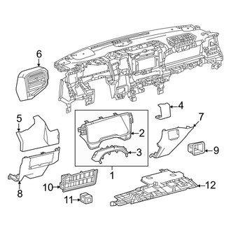 Toyota OE - Instrument Panel Components (Driver Side)