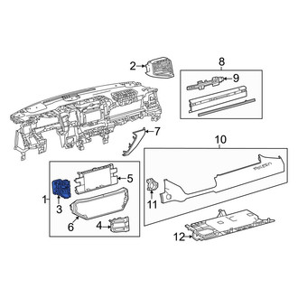 Toyota OE - Center Left Dashboard Air Vent
