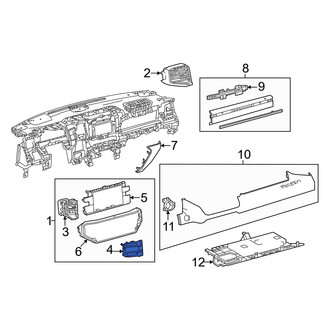 Toyota OE - Center Left Instrument Panel Bezel