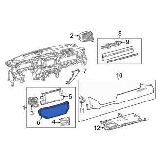 Toyota OE - Right Instrument Panel Molding