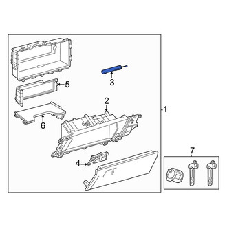 Toyota OE - Front Glove Box Strap