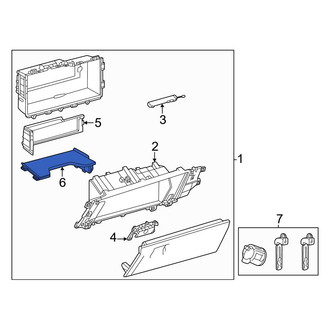 Toyota OE - Front Glove Box Mat