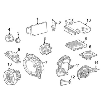 Toyota OE - Instrument Panel - Sound System