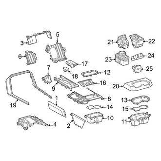 Toyota OE - Console (Upper Components)