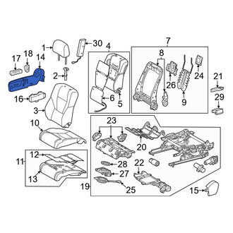 Toyota OE - Front Left Outer Seat Trim Panel