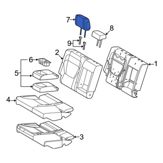 Toyota OE - Center Left Headrest