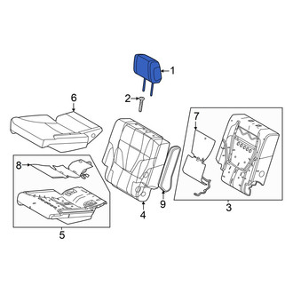 Toyota OE - Center Left Headrest