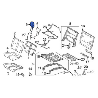 Toyota OE - Rear Left Headrest