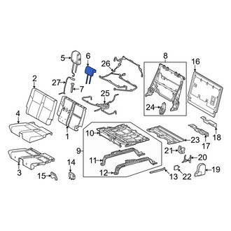 Toyota OE - Rear Left Headrest