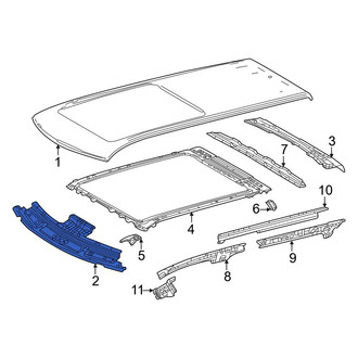 Toyota OE - Front Roof Header Panel