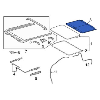 Toyota OE - Sunroof Cover
