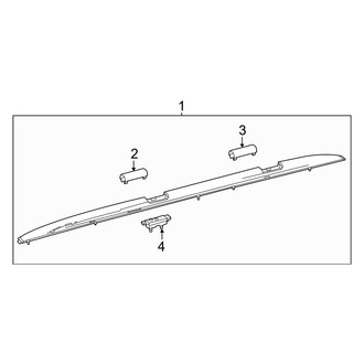 Toyota OE - Roof - Luggage Carrier (With Sunroof)