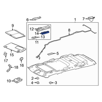 Toyota OE - Rear Dashboard Air Vent