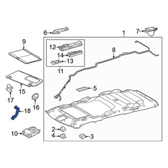 Toyota OE - Front Right Interior Grab Bar