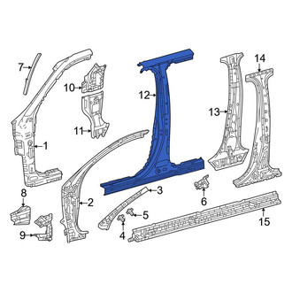 Toyota OE - Left Body B-Pillar and Rocker Panel