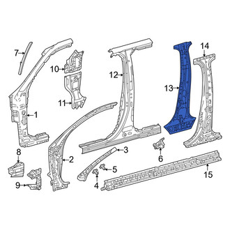 Toyota OE - Left Body B-Pillar