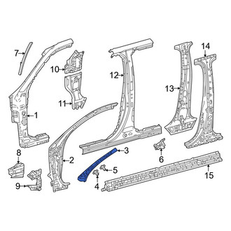 Toyota OE - Left Upper Inner Body A-Pillar