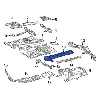 Toyota OE - Front Left Floor Side Rail