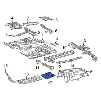 Toyota OE - Rear Floor Pan Heat Shield