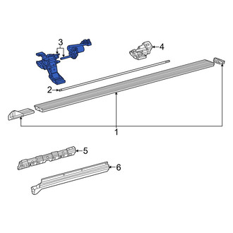 Toyota OE - Front Left Running Board Mounting Bracket