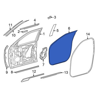 Toyota OE - Front Right Outer Door Seal