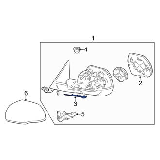 Toyota OE - Front Right Door Mirror Trim Ring