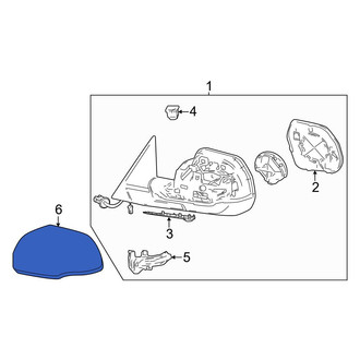 Toyota OE - Front Left Door Mirror Cover