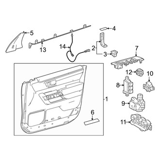 Toyota OE - Front Door - Interior Trim