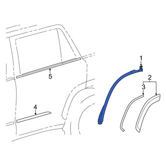 Toyota OE - Wheel Arch Molding