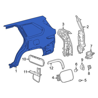 Toyota OE - Rear Left Outer Quarter Panel