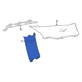 Toyota OE - Left Body C-Pillar Trim Panel