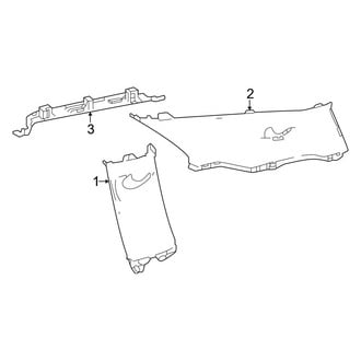 Toyota OE - Quarter Panel - Interior Trim (Upper Section)