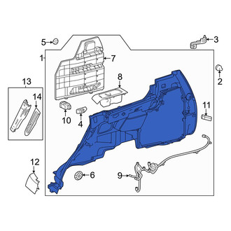 Toyota OE - Rear Left Interior Quarter Panel Trim Panel