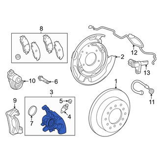 Toyota OE - Rear Left Disc Brake Caliper